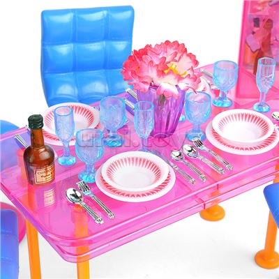 Набор мебели для кукол "Столовая" в коробке