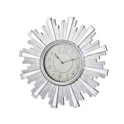 Часы настенные 50*50*4см d циферблата 20см кварц.SWISS HOME цвет серебро, пластик