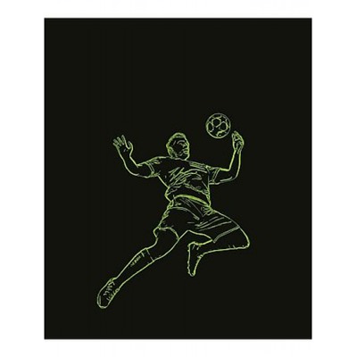 Сумка для сменной обуви 49х41 см МО-2606 "ФУТБОЛЬНЫЙ ТРЮК" 2 отд.,двойной шнурок Проф-Пресс