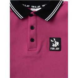 Джемпер трикотажный с воротником поло для мальчиков