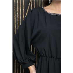 Платье Утонченный вкус (черное) П11728