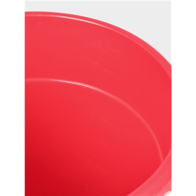 Ведро «Евро», 8 л, d=26 см, h=25.2 см, пластик, МИКС