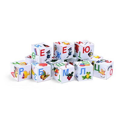 Кубики обучающие "Азбука в картинках"