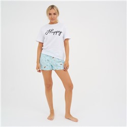 Шорты домашние женские KAFTAN Light, размер 40-42, голубые