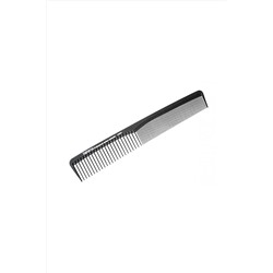 Harizma Расчёска комбинированная широкая для стрижки / Carbon 10664, 18 см, черный KRISTALLER, 1116854