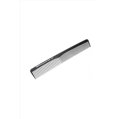 Harizma Расчёска комбинированная широкая для стрижки / Carbon 10664, 18 см, черный KRISTALLER, 1116854