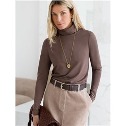 Водолазка из премиального хлопка с эластаном