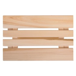 Лавка для бани и дачи, 100×45×42 см, деревянная, липа, «Добропаровъ»