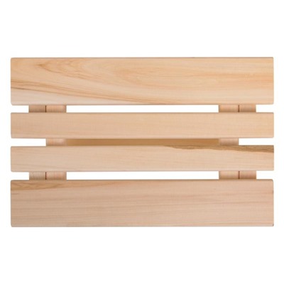 Лавка для бани и дачи, 100×45×42 см, деревянная, липа, «Добропаровъ»