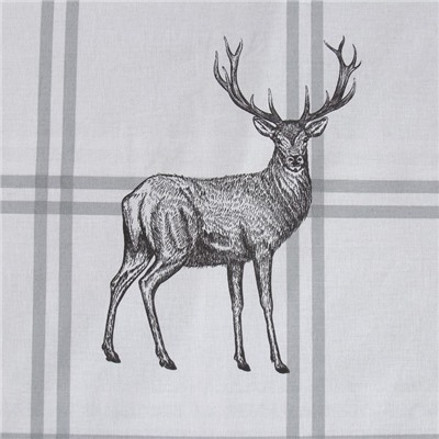 Постельное бельё 2-спальное «Этель» Silver mood, поплин