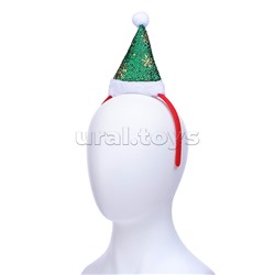 Ободок карнавальный "Колпачок новогодний" в пакете