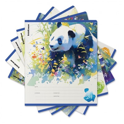 Тетрадь  24л линия "Flower Panda" 60575 ErichKrause