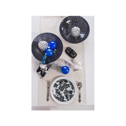 Ёлочные игрушки «Глянец», шары новогодние, набор 4 шт., d=8 см, синий