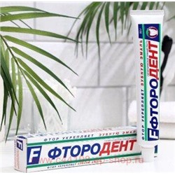 ВЕСНА Зубная паста Фтородент меловая 90 гр в футляре
