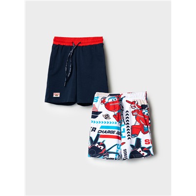 Шорты трикотажные для мальчиков, 2 шт в комплекте