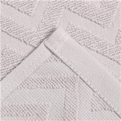 Полотенце махровое LoveLife Zig-Zag, 70×130 см, цвет пыльно-лавандовый, 100% хл, 450 г/м²