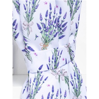 Комплект штор для кухни с подхватами Lavender, 145×180 см-2 шт., 100% п/э