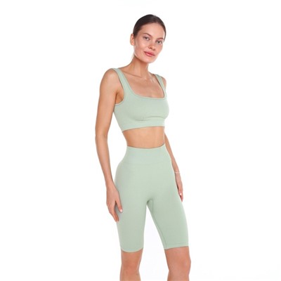 Велосипедки женские, зелёные, размер 42 (S)