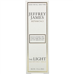 Jeffrey James Botanicals, The Light, антивозрастная сыворотка с витамином C, 29 мл (1 жидк. унция)