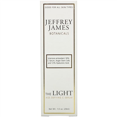 Jeffrey James Botanicals, The Light, антивозрастная сыворотка с витамином C, 29 мл (1 жидк. унция)