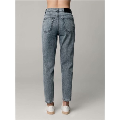 Mom Fit CONTE CON-538 Джинсы mom оксидной варки с высокой посадкой