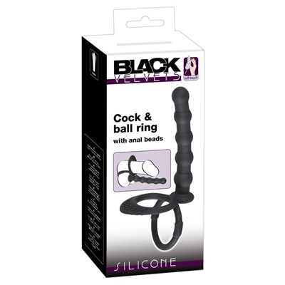 Насадка на пенис для двойного проникновения Cock   ball ring