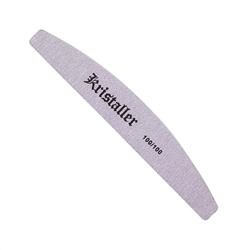 Kristaller Пилка для ногтей улыбка 100/100 грит, серый 14400