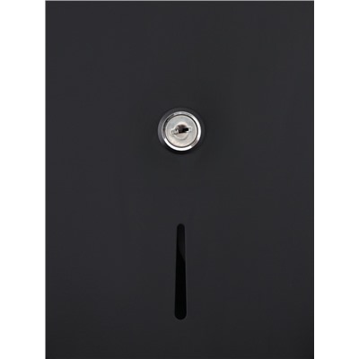 Диспенсер для туалетной бумаги Stölz, втулка 6 см, нержавеющая сталь, чёрный