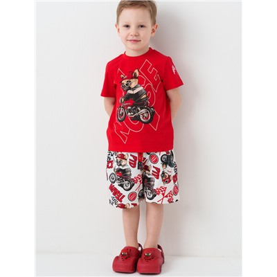 Комплект трикотажный для мальчиков: фуфайка (футболка), шорты