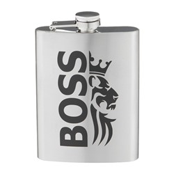 Фляжка BOSS, нержавеющая сталь, 240 мл, 8 oz