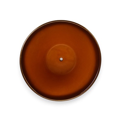 Горшок для цветов «Миндаль », 8 л, d=30 см, h=23 см, с поддоном, керамика, коричневый