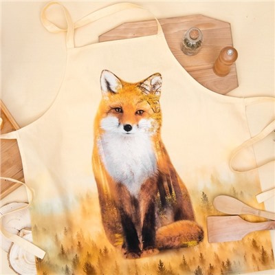 Фартук Этель «Лес», 65×60 см, хлопок 100 %, саржа, 190 г/м²