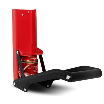 УЦЕНКА Пресс для утилизации алюминиевых банок и пластиковых бутылок, 32.5×8.7×24.7, красный 995