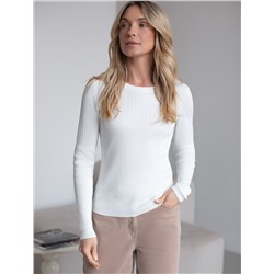 Джемпер тонкой вязки из вискозы с нейлоном