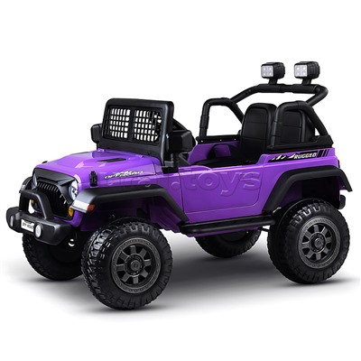 Электромобиль детский "Городской внедорожник" (цвет фиолетовый)