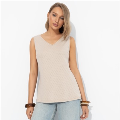 Топ из хлопка, Нежное совершенство (nude)