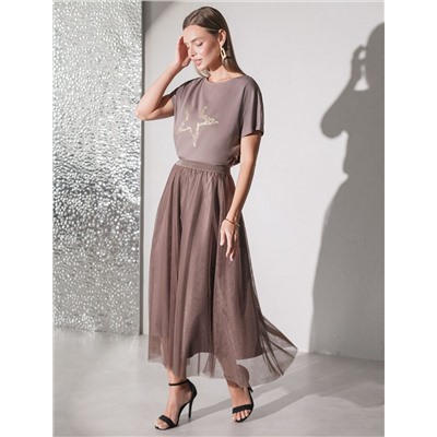 VILATTE Футболка D49.133