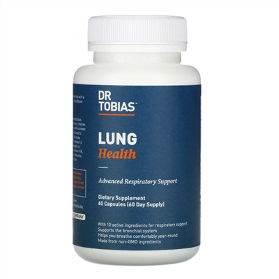 Dr. Tobias, Lung Health, 60 Capsules