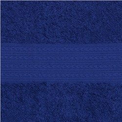 Полотенце махровое с бордюром 70х140 см, DARK BLUE, хлопок 100%, 440г/м2