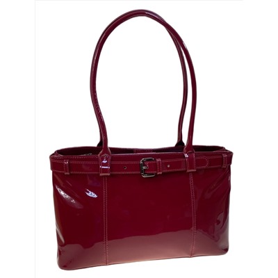 Женская сумка из натуральной кожи, цвет красный