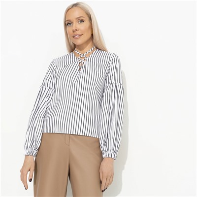 Блуза с акцентными рукавами, Вечный тренд