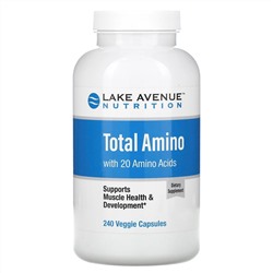 Lake Avenue Nutrition, аминокислоты, 240 растительных капсул