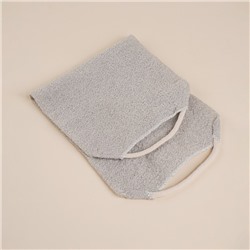 Мочалка - лента массажная SL Home «Ортика», хлопок, 48×21 см, бежевая