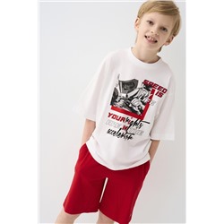 Комплект трикотажный для мальчиков: фуфайка (футболка), шорты PLAYTODAY, 1239865
