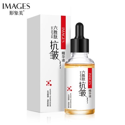 Омолаживающая сыворотка с шестью пептидами против морщин Images Beauty Six Peptide, 30 мл.