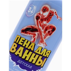 Пена для ванны детская, аромат сладкая паутинка, 300 мл, Человек-паук