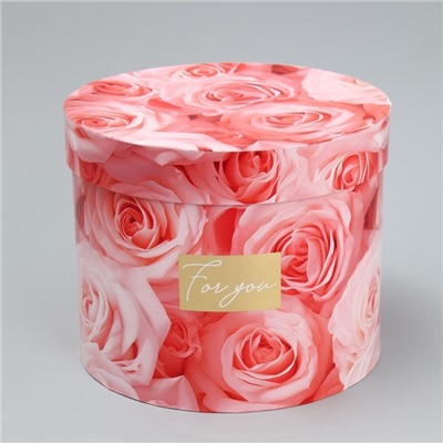 Набор коробок для цветов 4 в 1, упаковка подарочная, «Нежные цветы», 14×14×13 см - 20×20×17.5 см