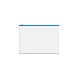 Папка на гибкой молнии А5+ Fizzy Clear прозрачная 61166 ErichKrause