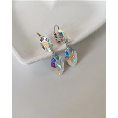Серьги с кристаллами Swarovski