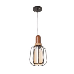 Светильник BayerLux «Вица», 1×40 Вт, Е27, черный, 18×18×30 см